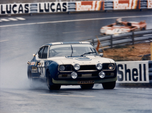 Ford Capri RS in Le Mans (1972).