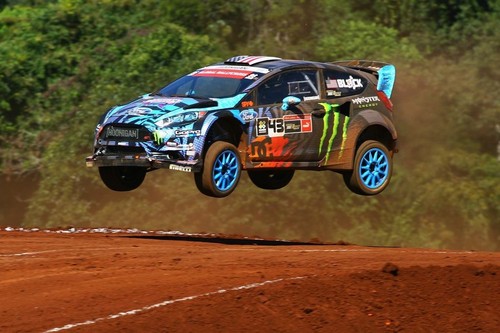 Ford Fiesta bei den Rallycross Championchips (GRC).