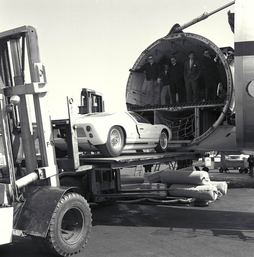 Ford GT40, Verladung für Sebring, 1966.