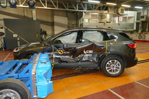 Ford Kuga im Euro-NCAP-Crashtest.