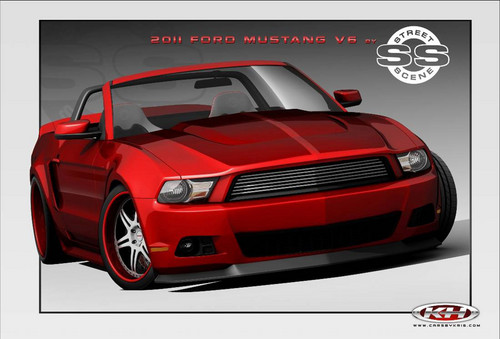 Ford Mustang von Street Scene Edition bei der SEMA in Las Vegas.