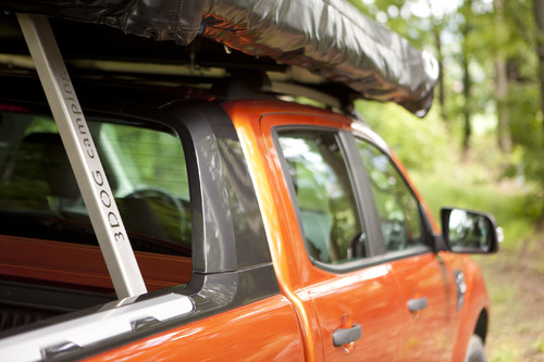 Ford Ranger Wildtrak mit Dachzelt Top Dog von 3Dog Camping.