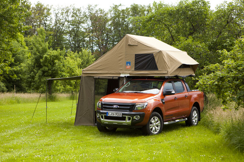 Ford Ranger Wildtrak mit Dachzelt von 3Dog Camping.