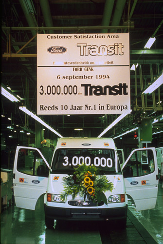 Ford Transit-Historie: Produktionsjubiläum 1994.