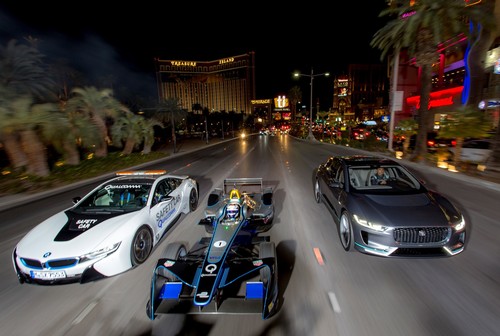 Formel E auf dem Las Vegas Strip.