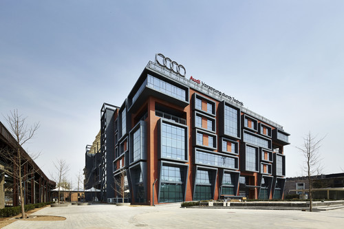 Forschungs- und Entwicklungszentrum von Audi in Peking.