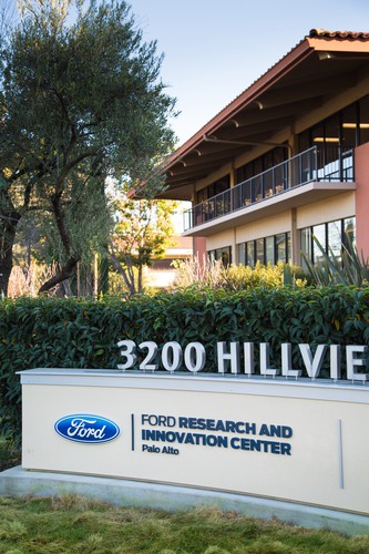 Forschungs- und Entwicklungszentrum von Ford in Palo Alto im „Silicon Valley“.