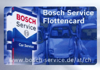 Fottencard von Bosch Service.
