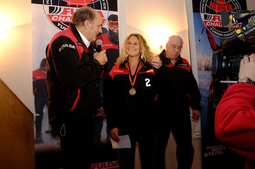 Fulda Callenge 2014: Janni Hönscheid belegte den dritten Platz bei den Frauen.