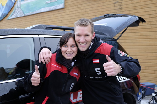 Fulda Challenge 2014: Sandra Höllnsteiner und Markus Walzel vom Team Österreich waren die Sieger des ersten Tages.