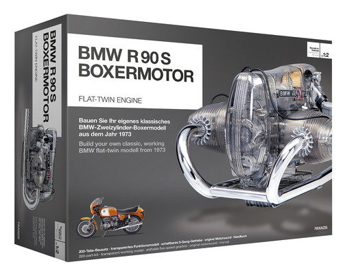 Funktionsmodell des BMW R 90 S Boxermotors von Franzis.