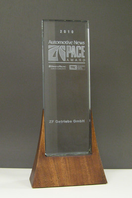 Für das 8-Gang-Automatikgetriebe erhielt ZF den „PACE Award 2010“.
