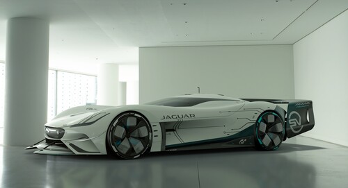 Für die Spielekonsole: Jaguar Vision Gran Turismo SV.