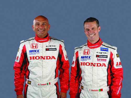 Gabriele Tarquini und Tiago Monteiro fahren für Honda in WTCC.