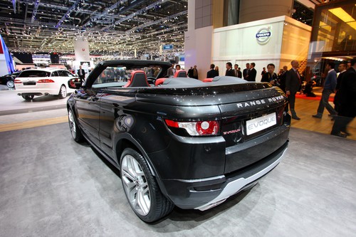 Genf 2012: Range Rover Evoque Cabrio (Studie).
