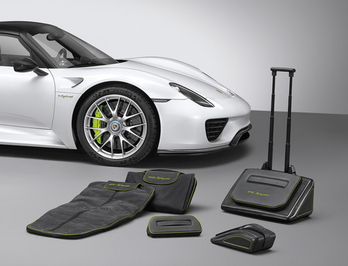 Gepäckset für den Porsche 918 Spyder.