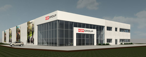 Geplante neue Firmenzentrale der KSR Group.