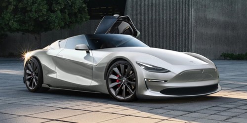 Geplanter Tesla Roadster.