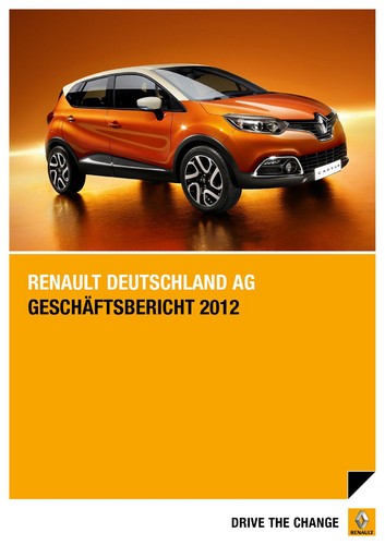 Geschäftsbericht 2012 der Renault Deutschland AG.