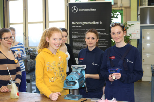 Girls' Day im Mercedes-Benz-Werk Gaggenau.