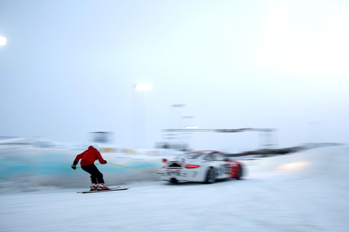 GP Ice Race: Skijöring.