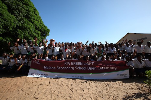 „Green Light“-Projekt von Kia in Mosambik.