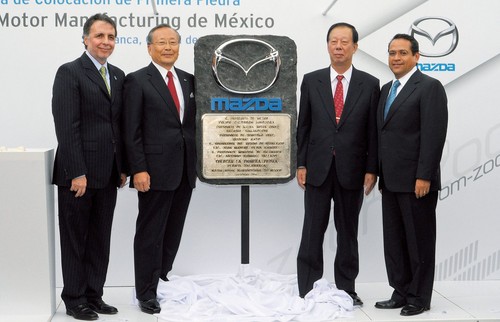 Grundsteinlegung für Mazda-Werk in Salamanca.