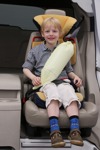 Der Gurt-Airbag sorgt für noch mehr Sicherheit - Genius