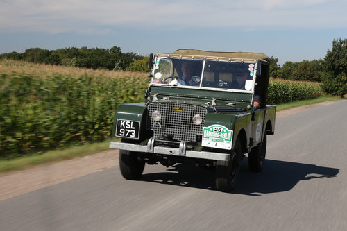 Hamburg-Berlin-Klassik 2016: Land Rover Serie 1 (1948).