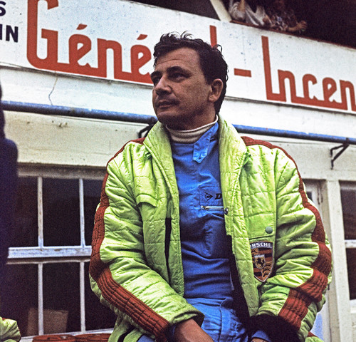 Hans Herrmann bei den 24 Stunden von Le Mans 1968.