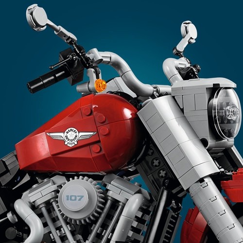 Harley-Davidson Fat Boy von Lego.