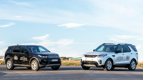 Hilfe in Corona-Zeiten: Land Rover hat in Deutschland 16 Discovery und Discovery Sport zur Unterstützung sozialer Dienste und Organisationen des Gesundheitswesens zur Verfügung gestellt.