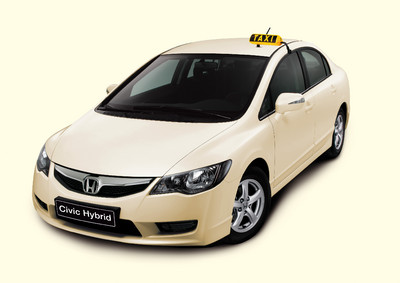 Honda Insight Civic Hybrid als Taxi.