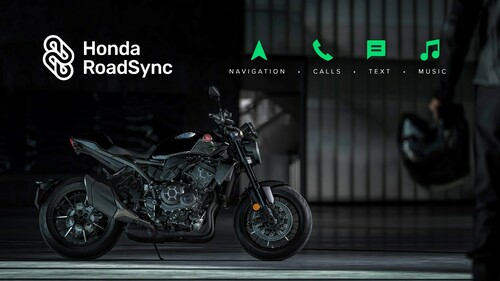 Honda-Motorrad-App „Road Sync“.