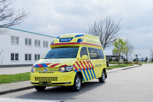 Hornis Spaceline von Ambulanz Mobile auf Basis des VW T6.