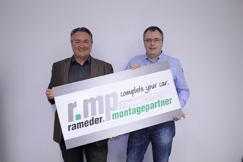 Horst Regnath mit Rameder-Geschäftsführer Dirk Schöler.