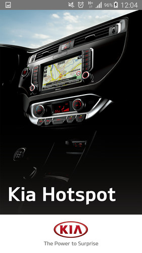 Hotspot-App von Kia.