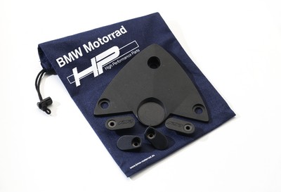 „HP Race Cover Kit“ für die BMW S 1000 RR.

Abgasanlage von Akrapovič aus dem „HP Race Power Kit“.
