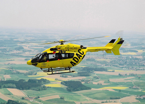Hubschrauber der ADAC-Luftrettung.