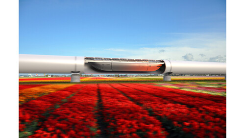 Hyperloop-Transporter.