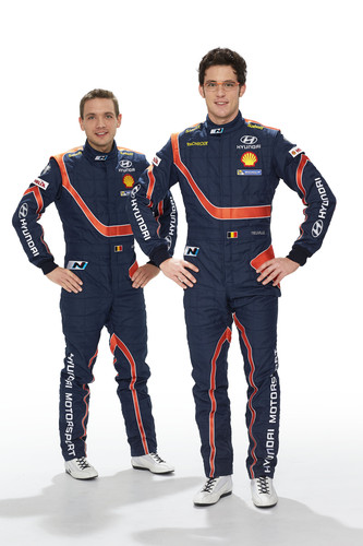 Hyundai bei der WRC: Nicolas Gilsoul und Thierry Neuville.