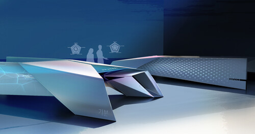 Hyundai-Designwettbewerb zu Mobilitätsideen für die Generation Z: Passagier-Drohne „Kibun“ von Sümeyra Yalcin.