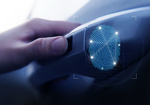 Hyundai hat eine Technolgie entwickelt, mit der sich das Fahrzeug per Fingerabdruck öffnen und starten lässt.
