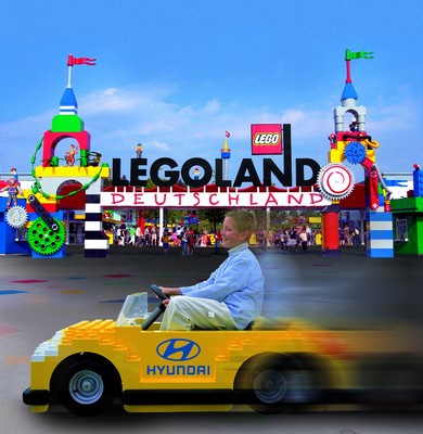 Hyundai kooperiert mit Legoland Deutschland.
