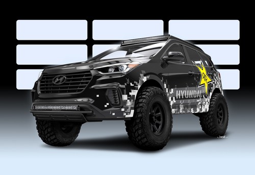 Hyundai Rockstar Santa Fe Concept.