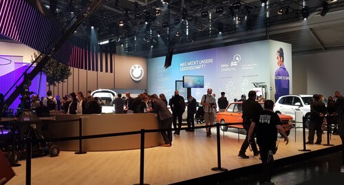 IAA 2021, BMW-Stand.