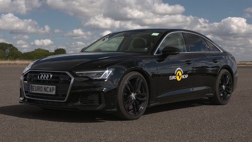 Im Euro-NCAP-Autobahnassistent-Test: Audi A6.