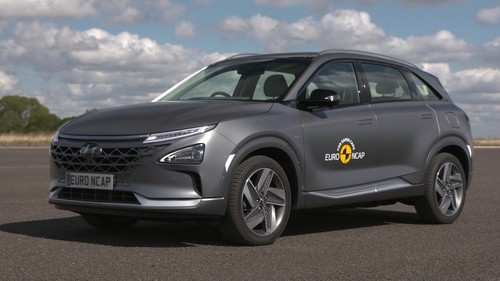Im Euro-NCAP-Autobahnassistent-Test: Hyundai Nexo.