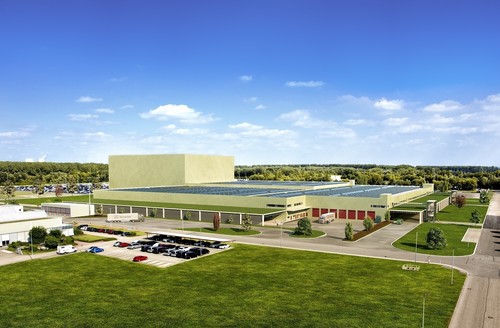 Im Global Logistics Center von Mercedes-Benz in Germersheim entsteht ein modernes Hochregallager mit über 80 000 Quadrtametern Lagerfläche.