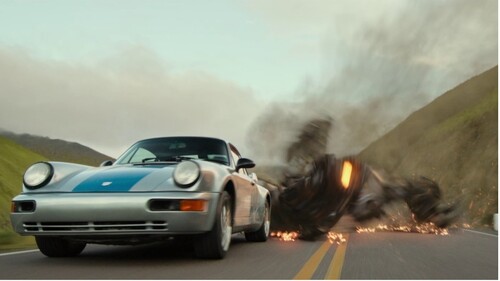 Im Kinospektakel „Transformers: Aufstieg der Bestien“ wird ein Porsche 911 Carrera RS 3.8 zum Autobot.